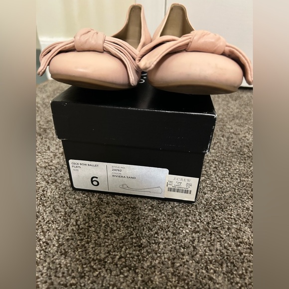 4/$25 or listed price ☃️!J Crew Cece Bow Ballet Flats (box included) - Picture 7 of 11